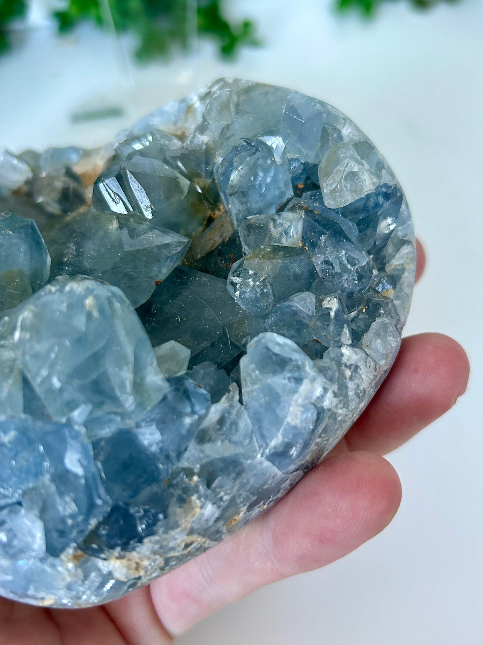 Thumbnail: Celestite Geode Heart