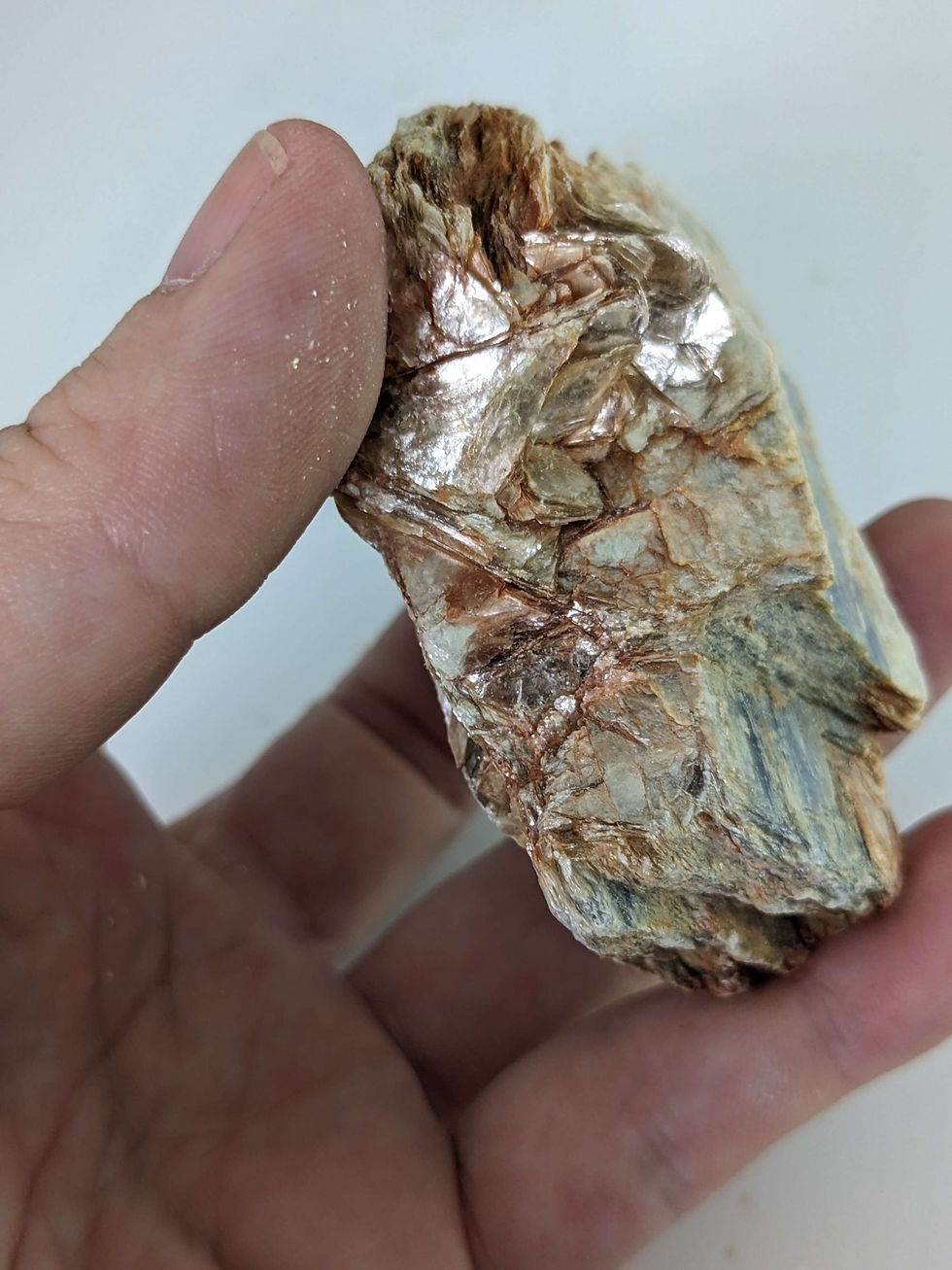 Thumbnail: Raw Blue Kyanite in Mica Freeform