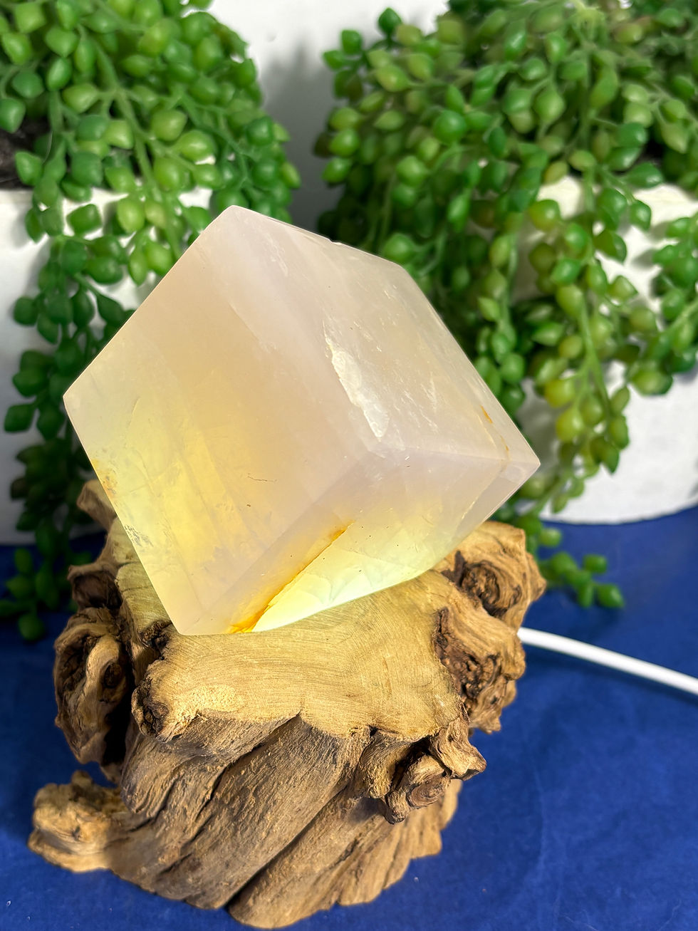 Thumbnail: Blue Rose Quartz Infinity Cube