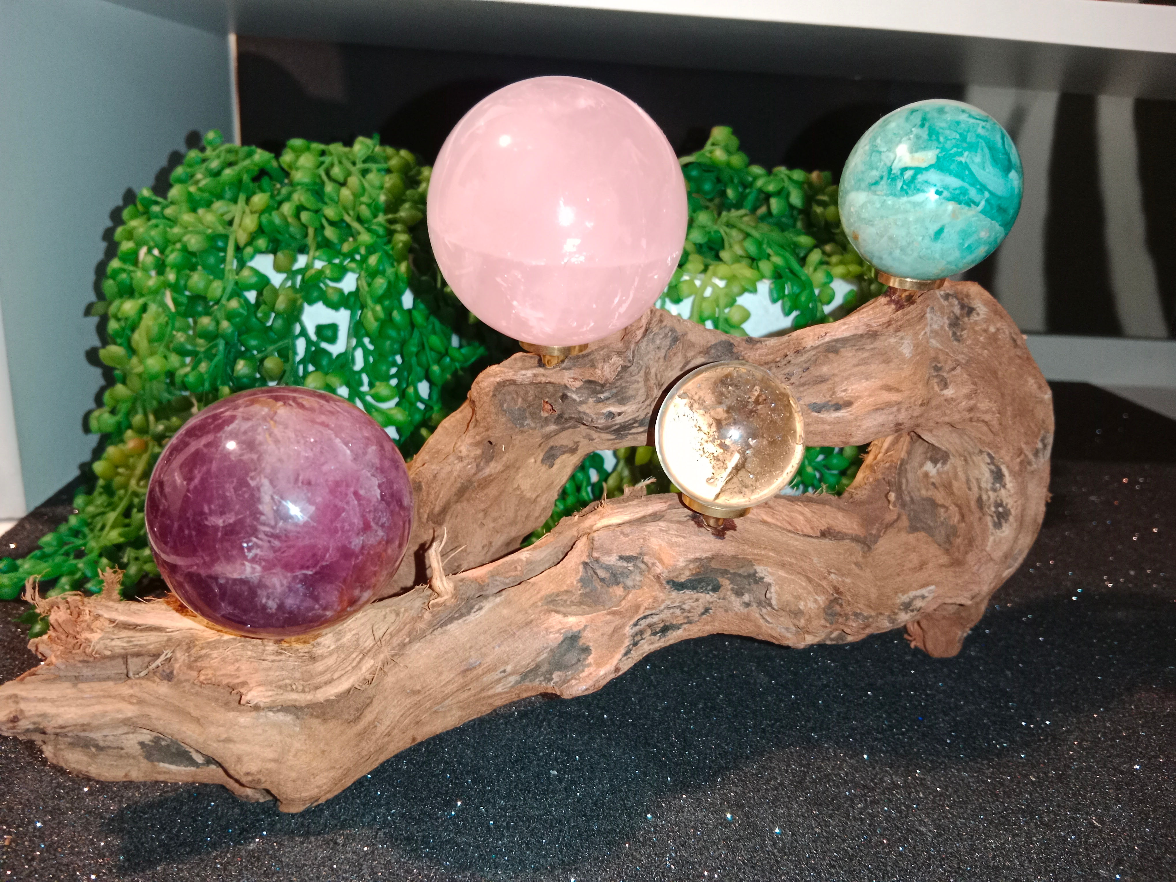 Drift Wood 4 Sphere Stand