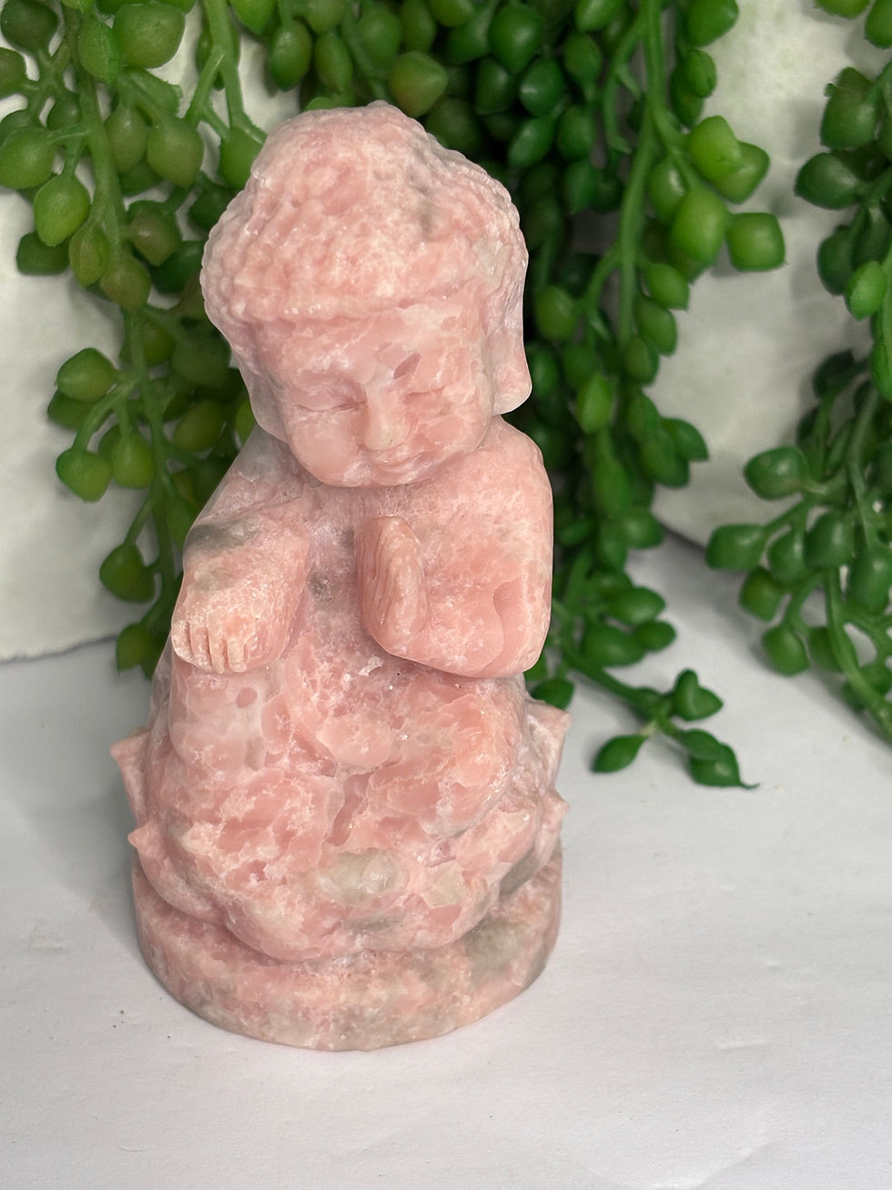 Pink Opal Buddha