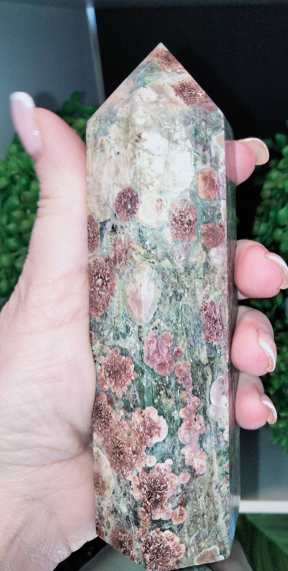 Thumbnail: Green Flower Jasper Rhyolite Tower