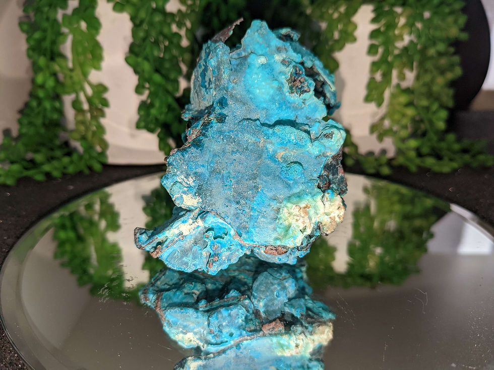 Thumbnail: Native Copper and Chrysocolla Specimen