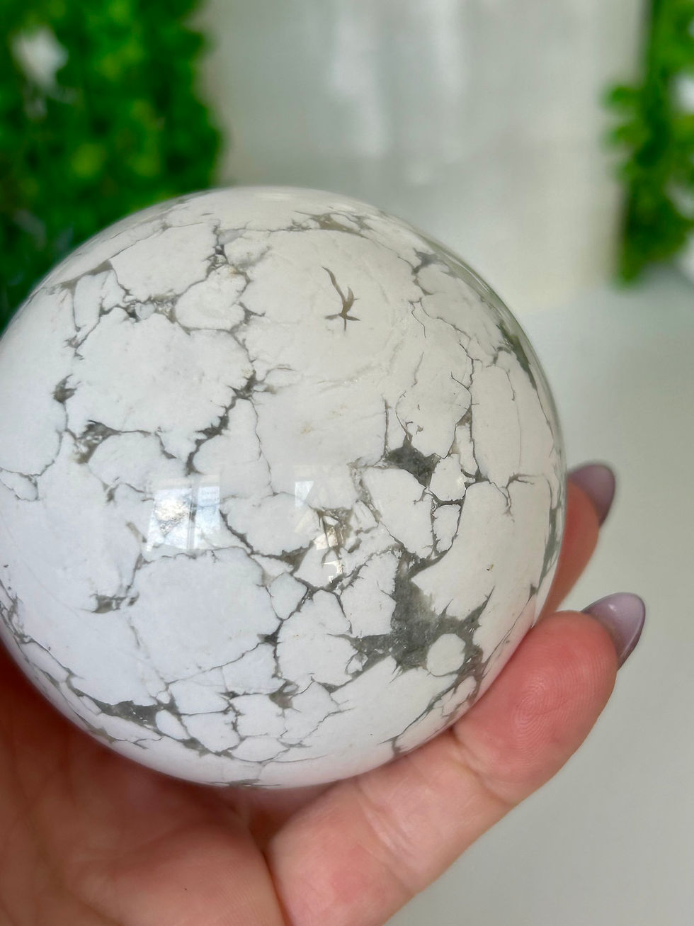 Thumbnail: Howlite Sphere