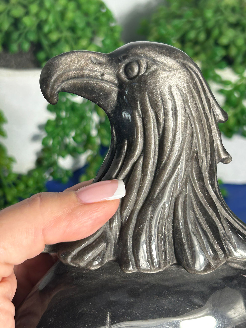 Thumbnail: Silver Sheen Obsidian Eagle