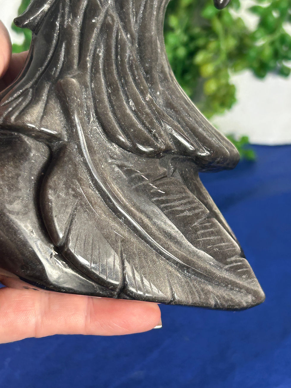 Thumbnail: Silver Sheen Obsidian Eagle