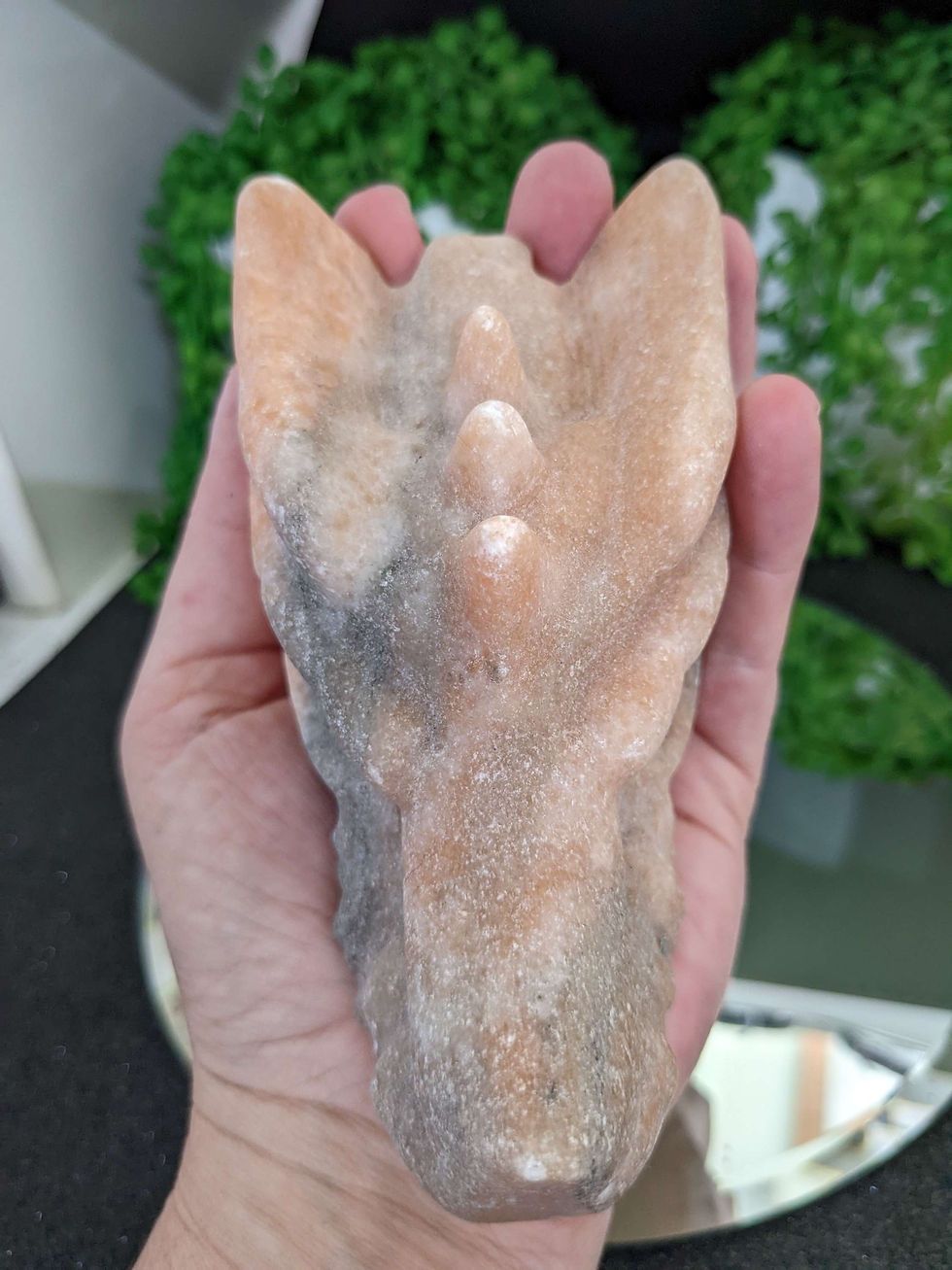 Thumbnail: Peach Calcite Dragon Head