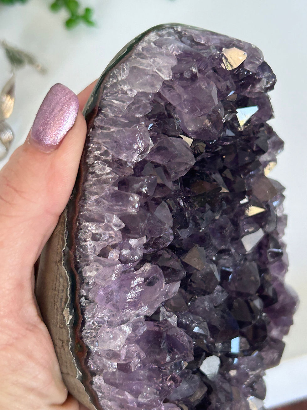 Thumbnail: Brazilian Amethyst Geode Egg