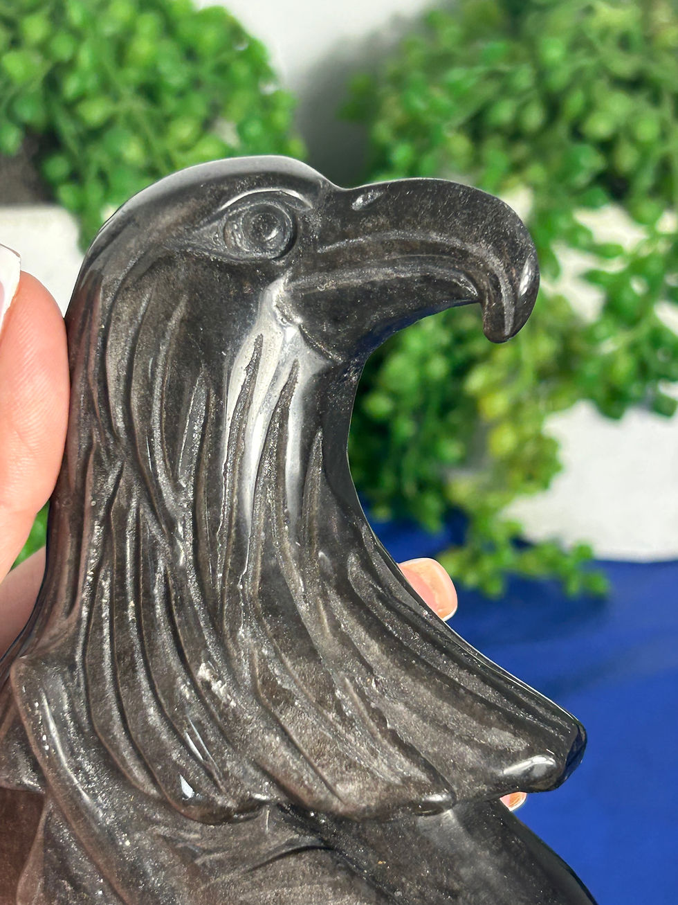 Thumbnail: Silver Sheen Obsidian Eagle