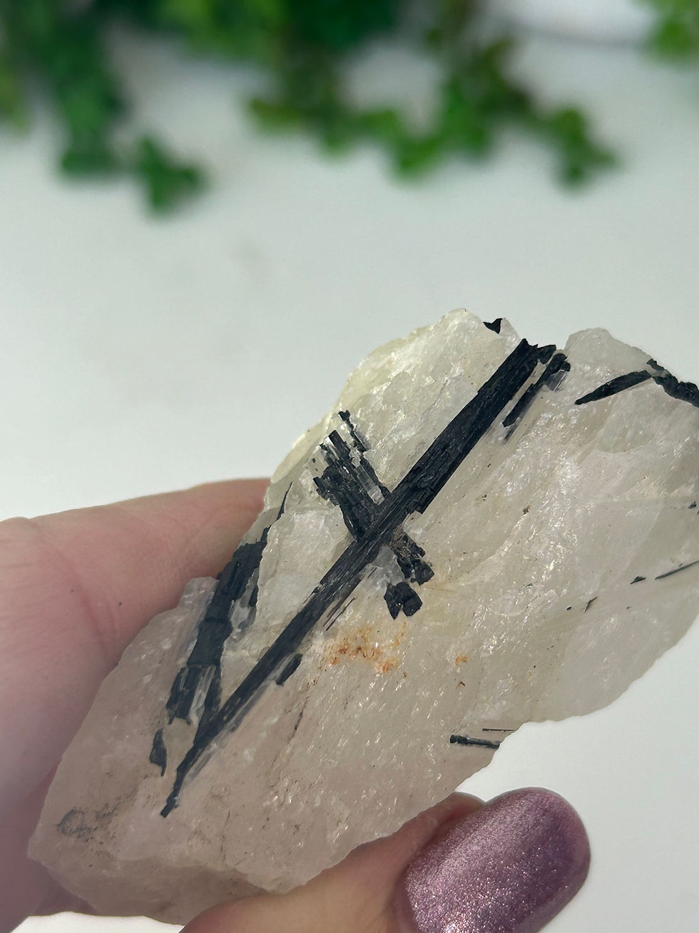 Thumbnail: Raw Black Tourmaline in Quartz