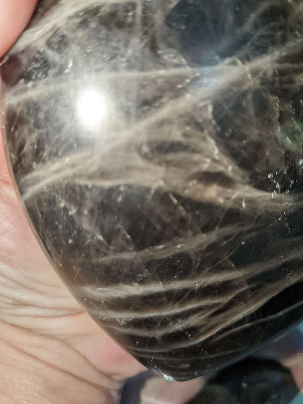 Thumbnail: Black Rose Quartz Heart