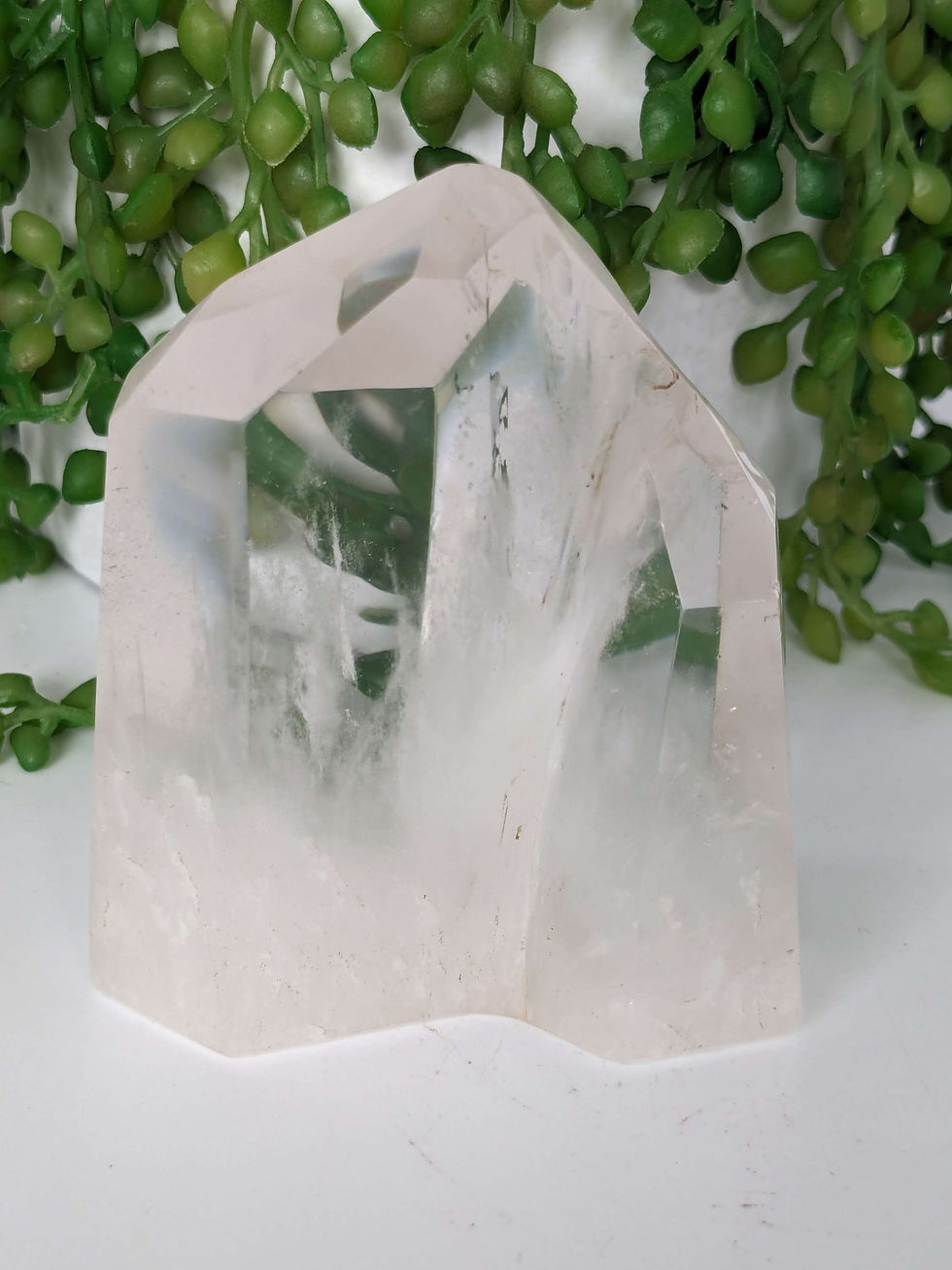 Thumbnail: Clear Quartz Tower wiith a twin 