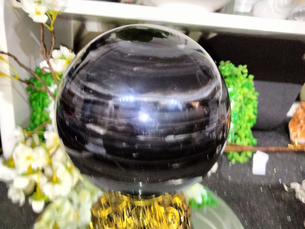 Thumbnail: Black Obsidian Sphere