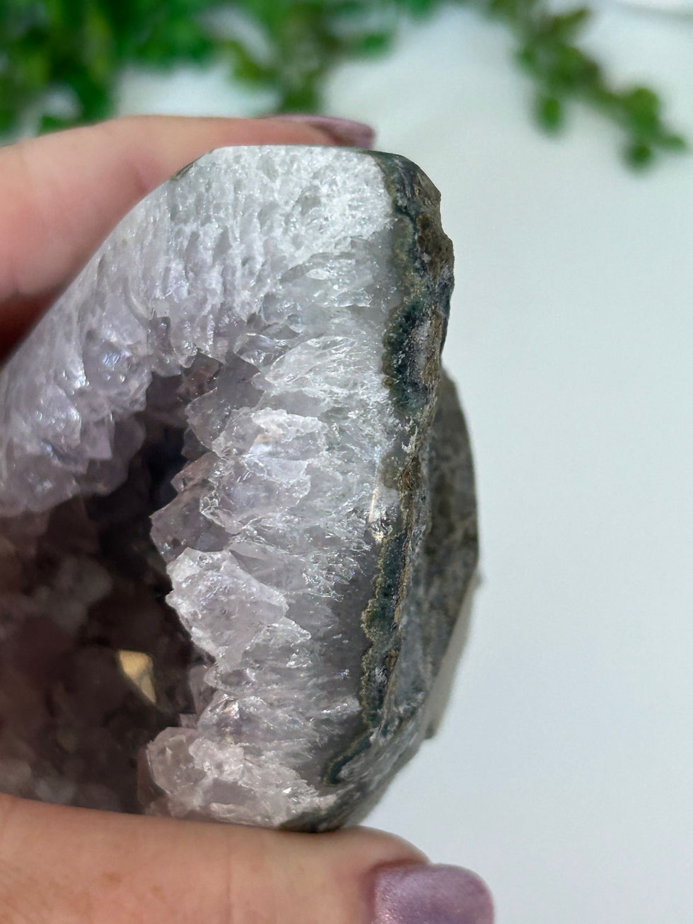 Thumbnail: Amethyst cut base geode freeform