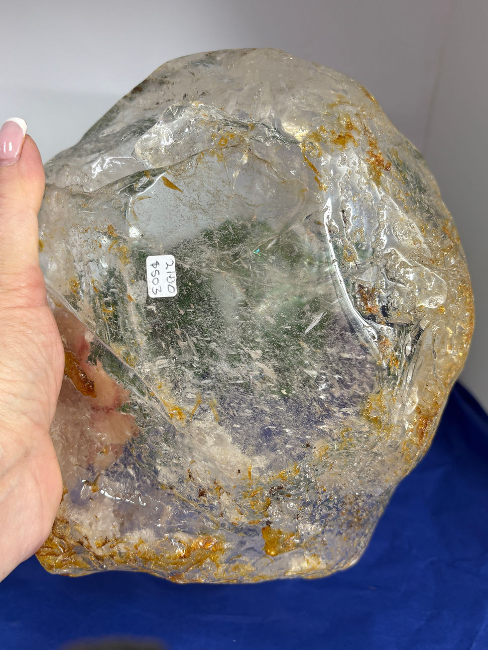 Thumbnail: Clear Quartz with Golden Healer Bowl