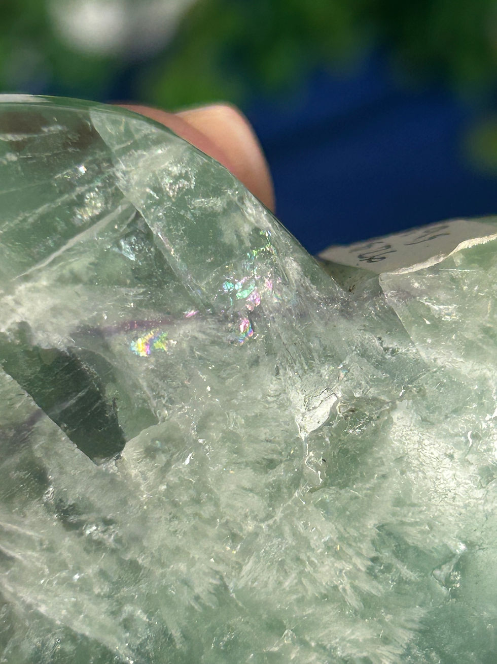 Thumbnail: Feather Fluorite Heart 