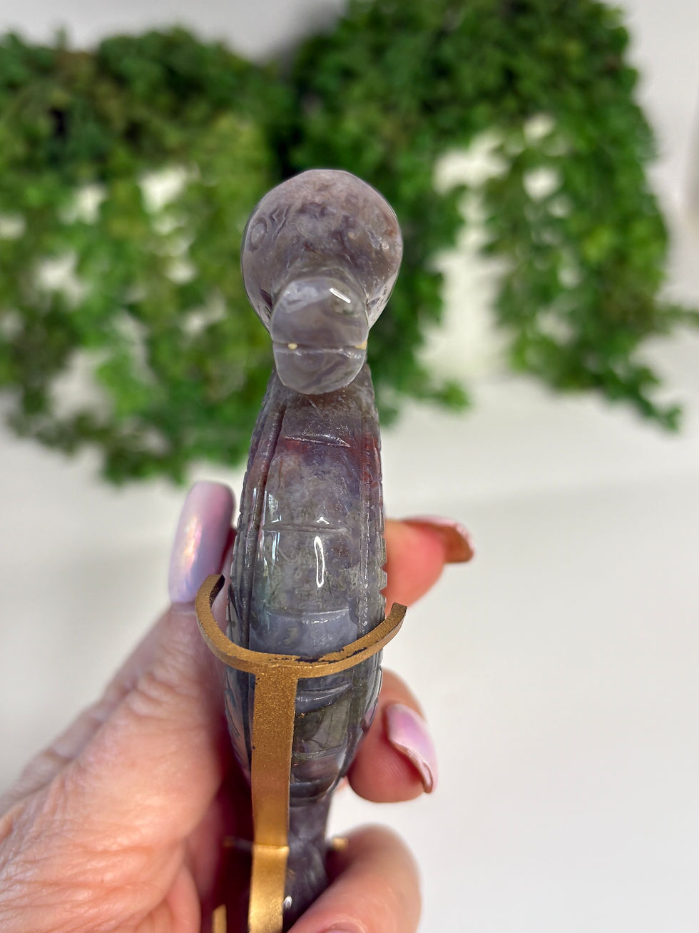 Thumbnail: Ocean Jasper Seahorse on Stand