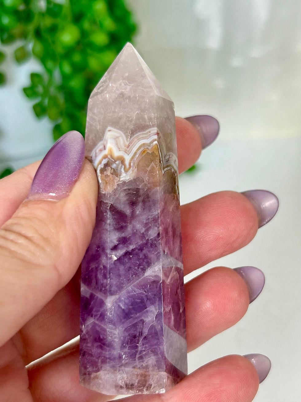 Thumbnail: Amethyst Agate Point