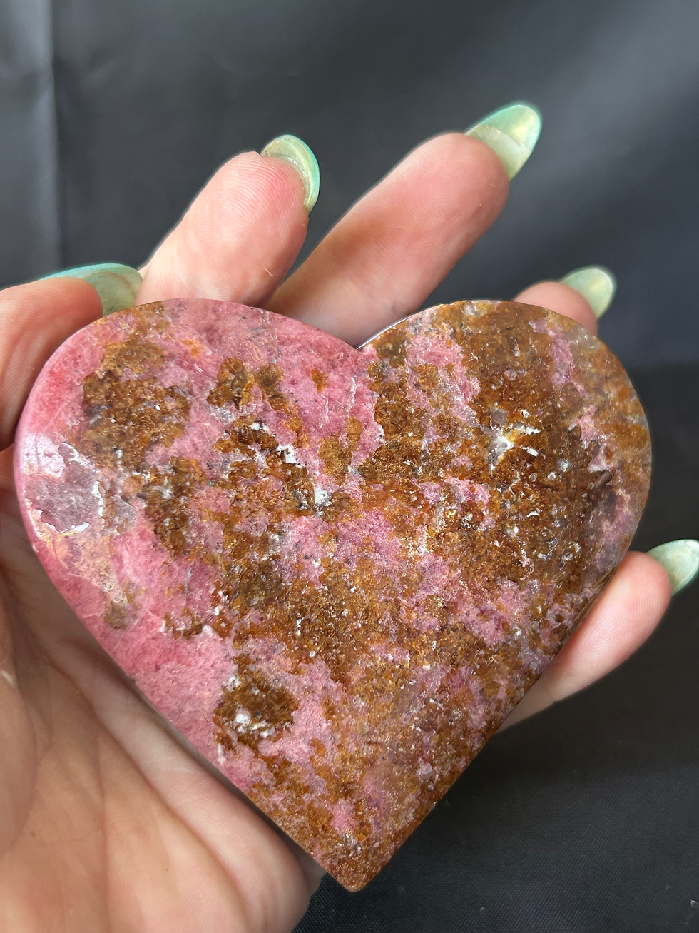 Thumbnail: Rhodonite Heart