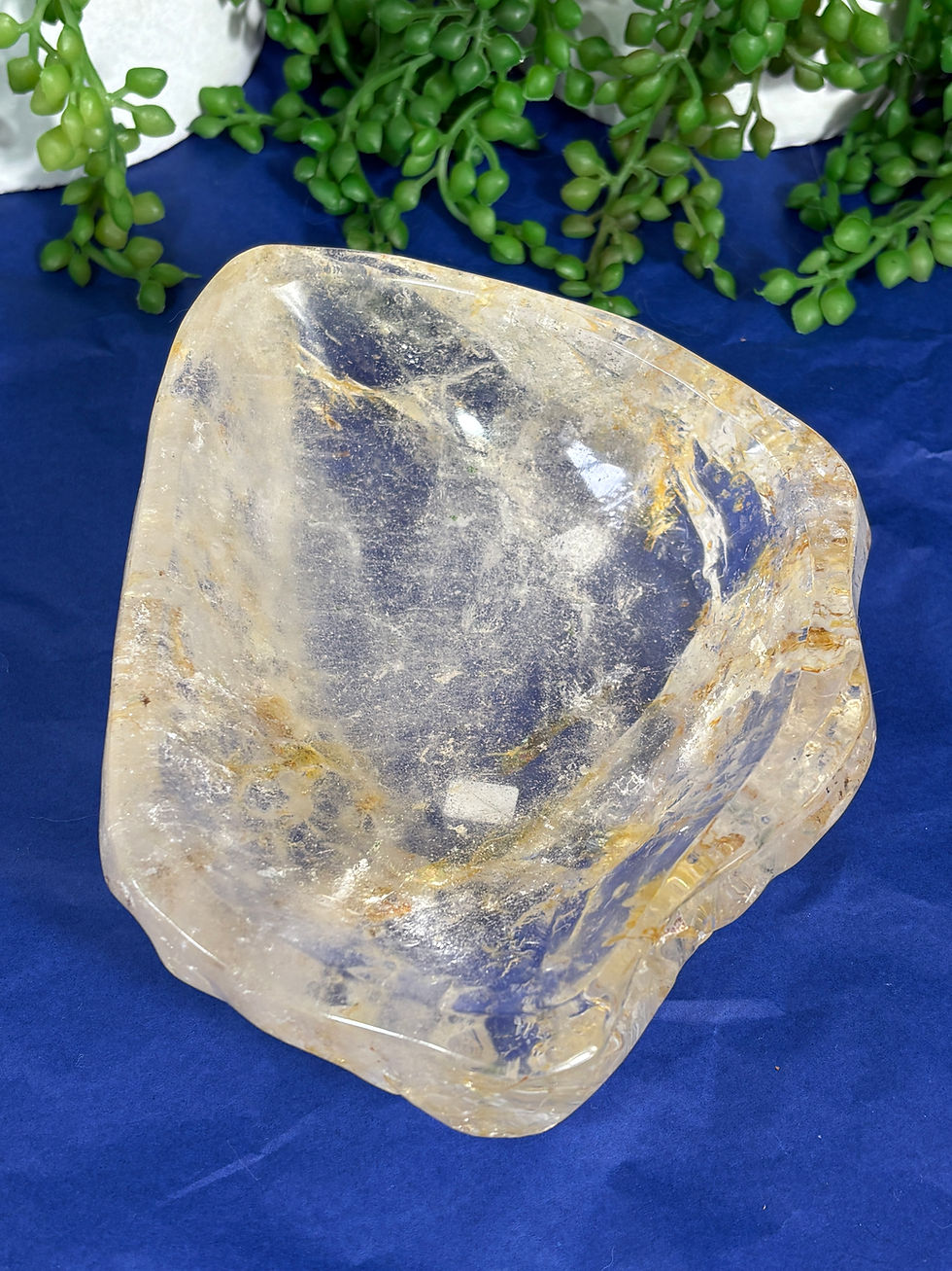 Thumbnail: Clear Quartz with Golden Healer Bowl