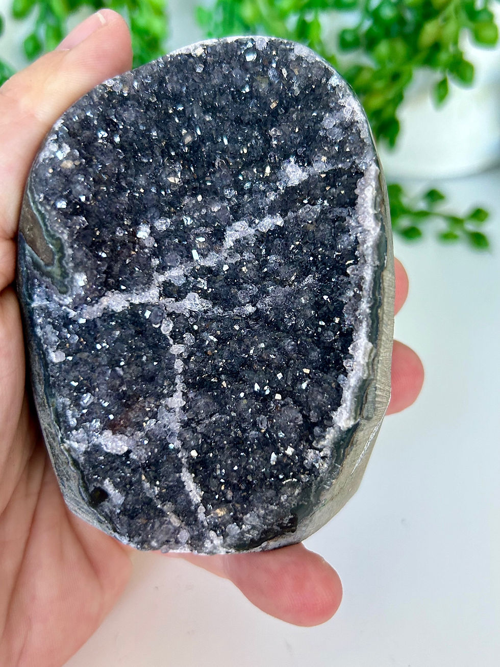 Thumbnail: Black Amethyst Cut Base Freeform