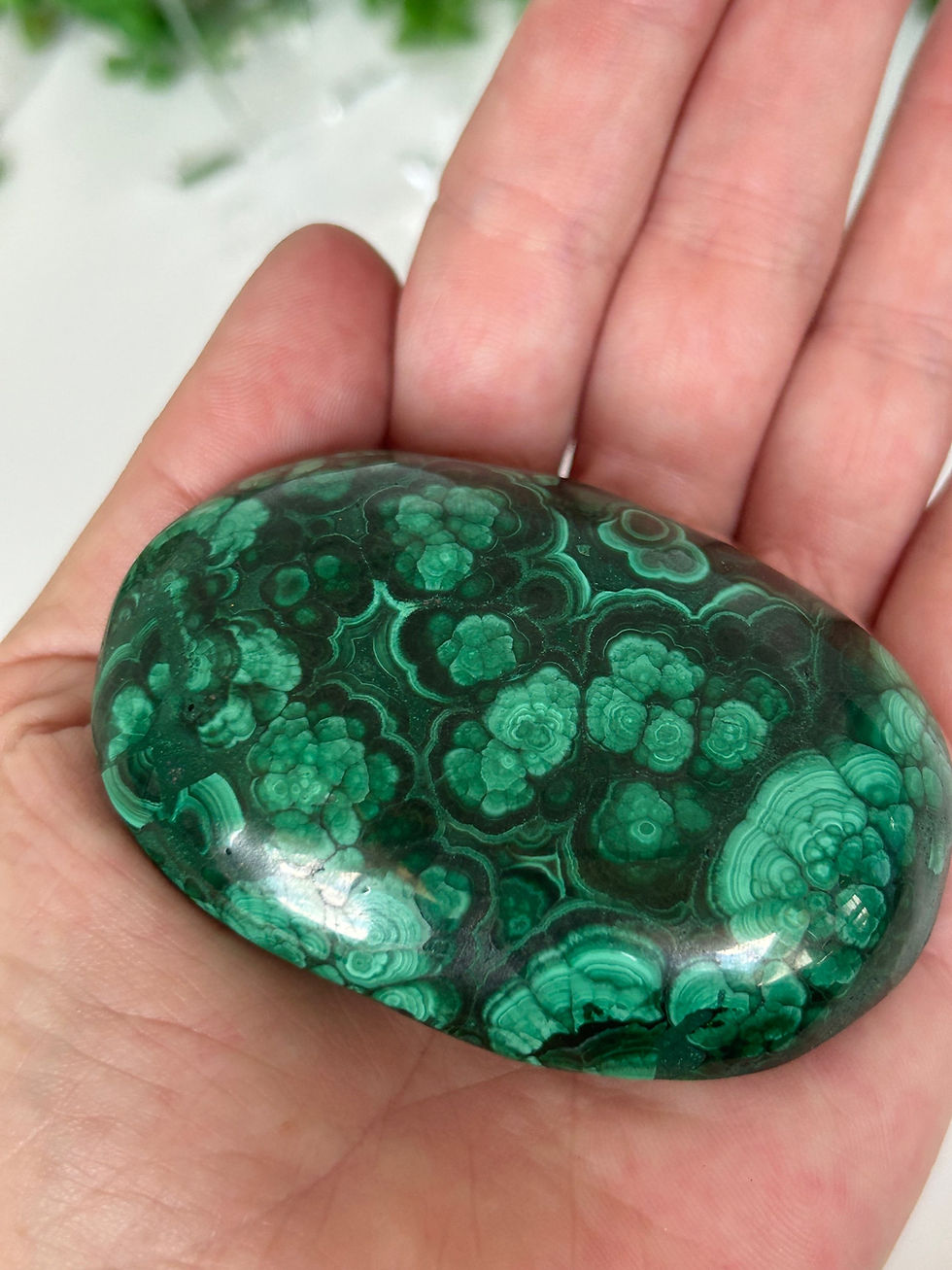 Thumbnail: Malachite Palm Stone