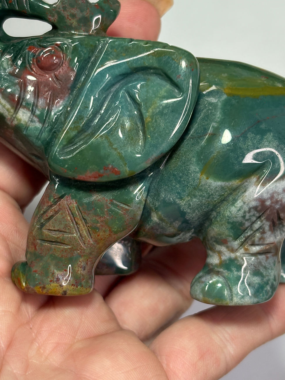Thumbnail: Ocean Jasper Elephant Carving