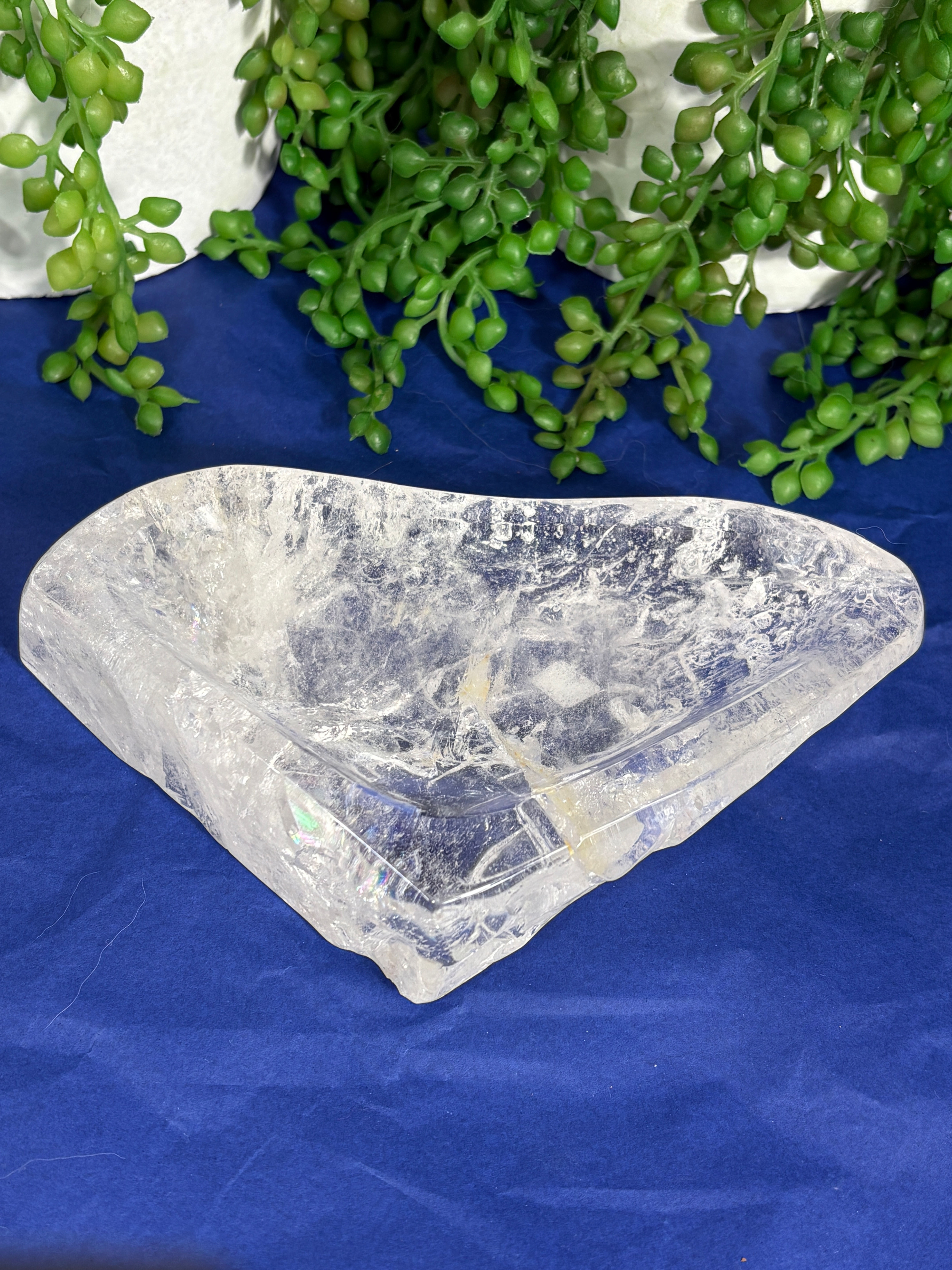 Copy of Clear Quartz with Golden Healer Bowl