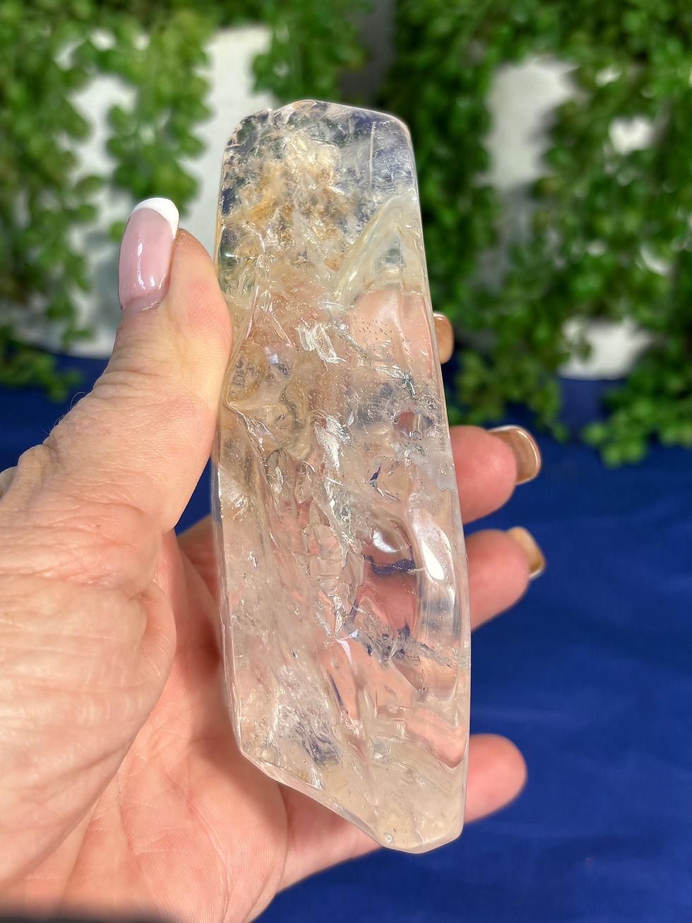 Thumbnail: Clear Quartz with Golden Healer Bowl