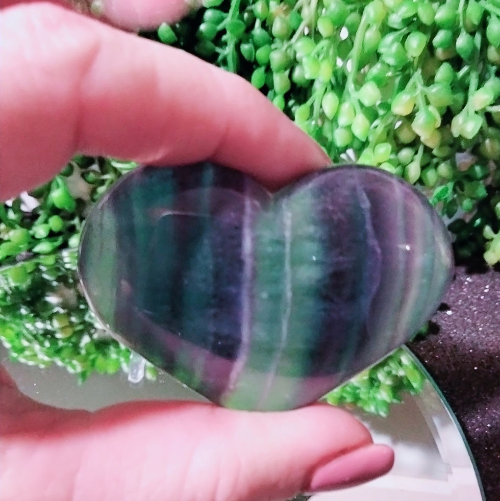 Thumbnail: Rainbow Fluorite Heart