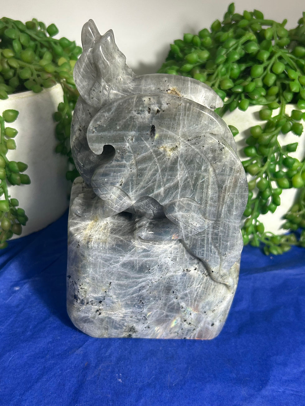 Thumbnail: Labradorite Dragon Carving