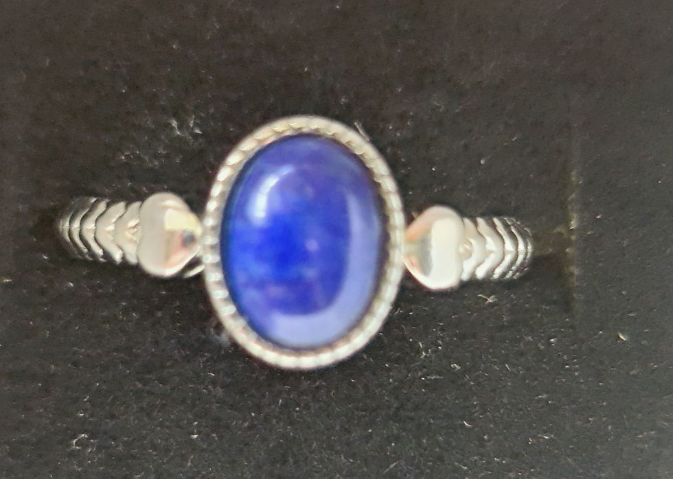 Thumbnail: Adjustable Lapis Lazuli Ring