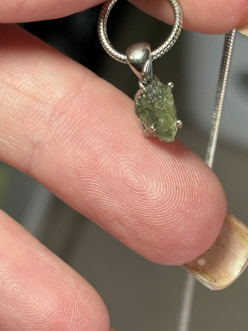 Thumbnail: Moldavite S925 Pendant