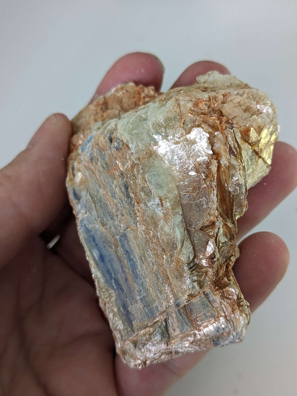 Thumbnail: Raw Blue Kyanite in Mica Freeform
