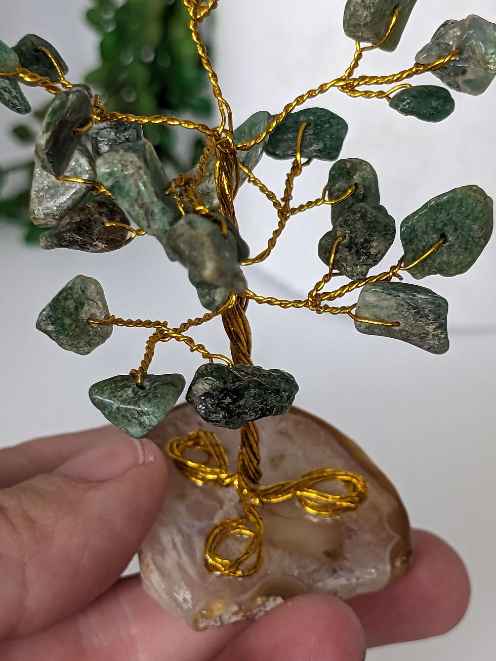 Thumbnail: Crystal Chip Tree with Agate Base