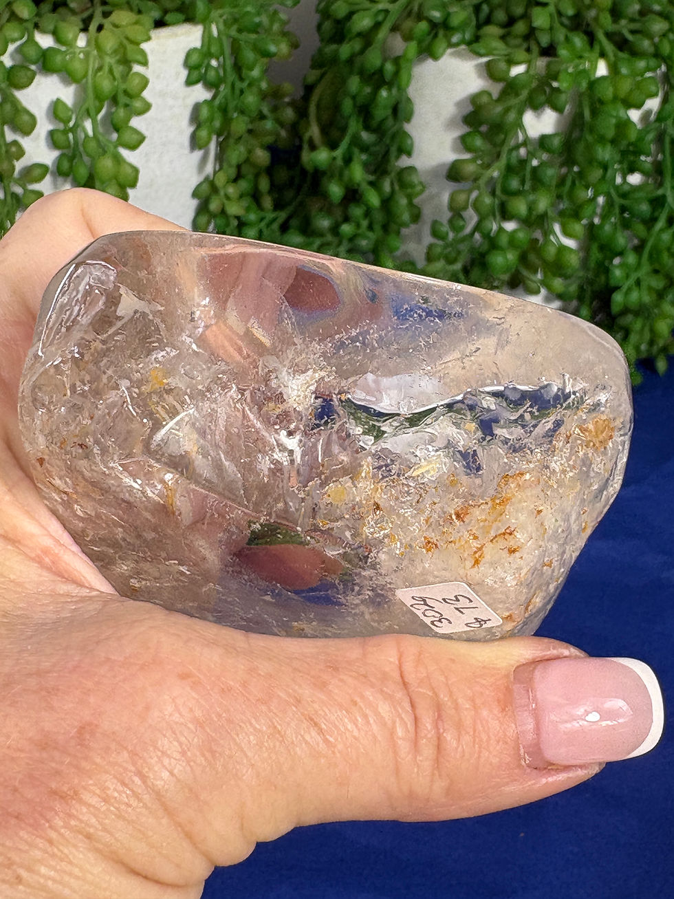 Thumbnail: Clear Quartz with Golden Healer Bowl