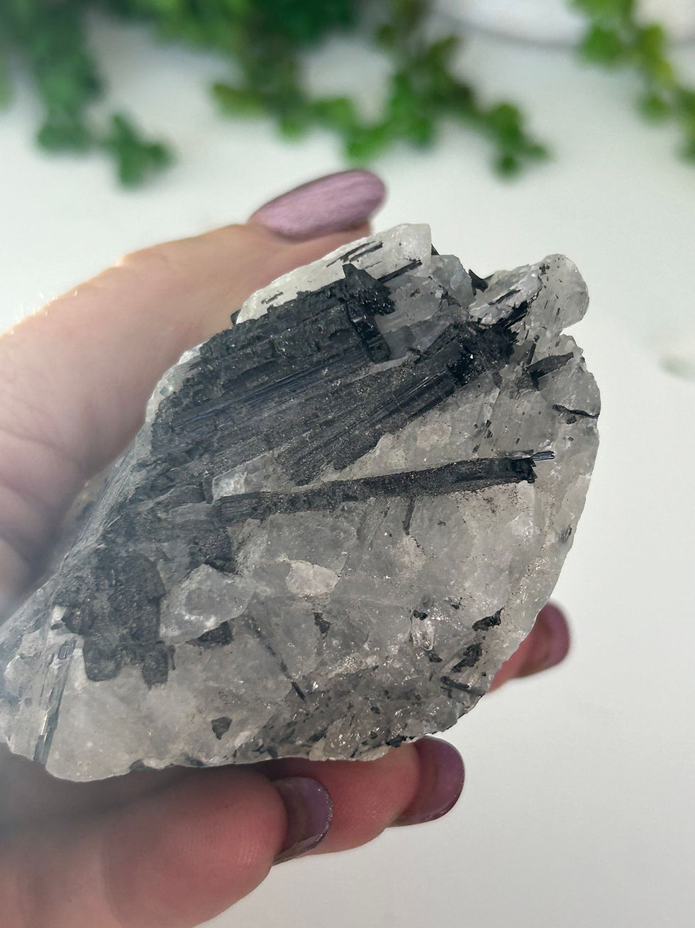 Thumbnail: Raw Black Tourmaline in Quartz