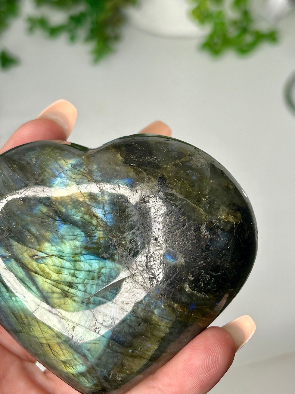 Thumbnail: Labradorite Heart
