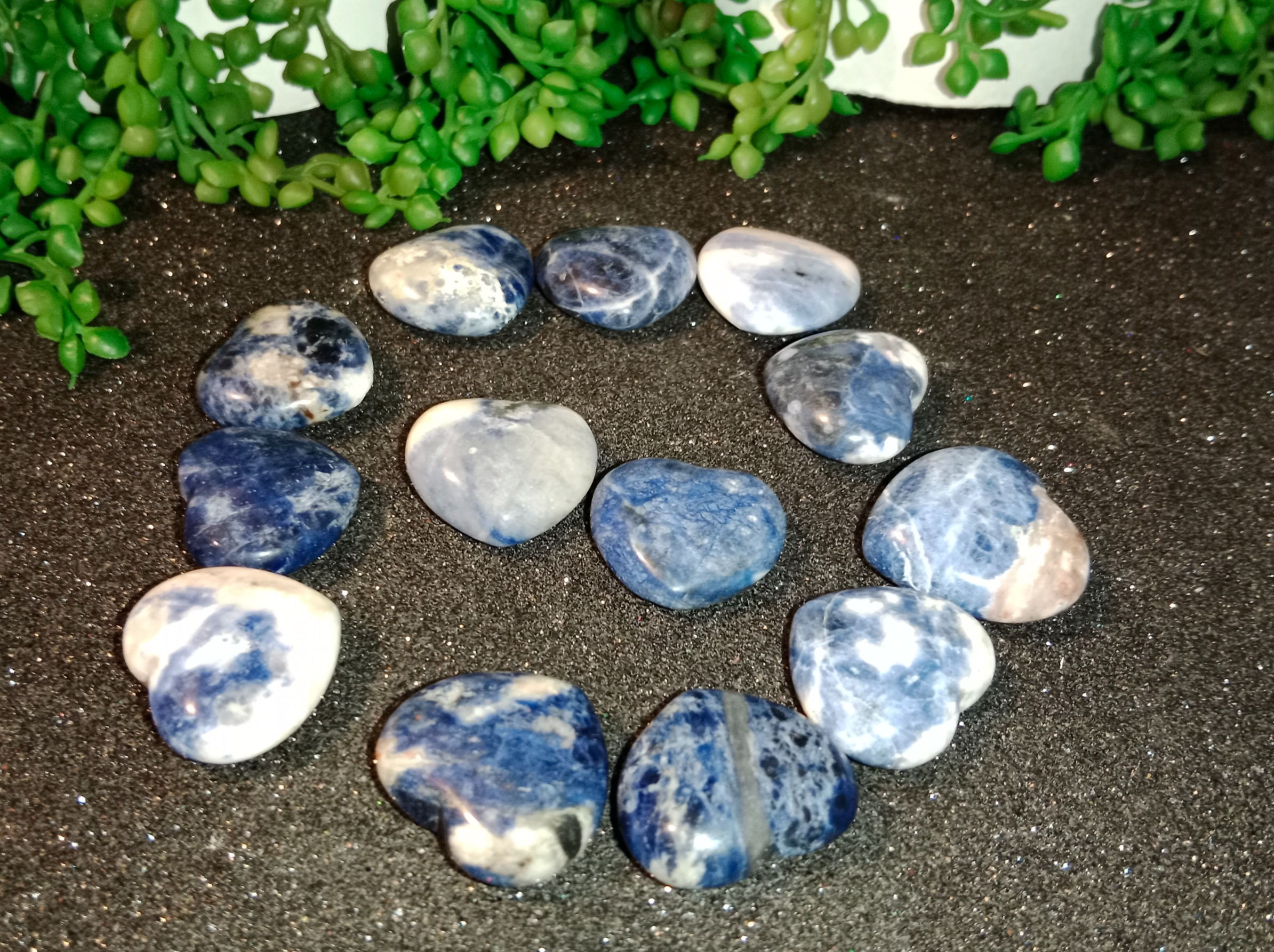 Sodalite Hearts - small