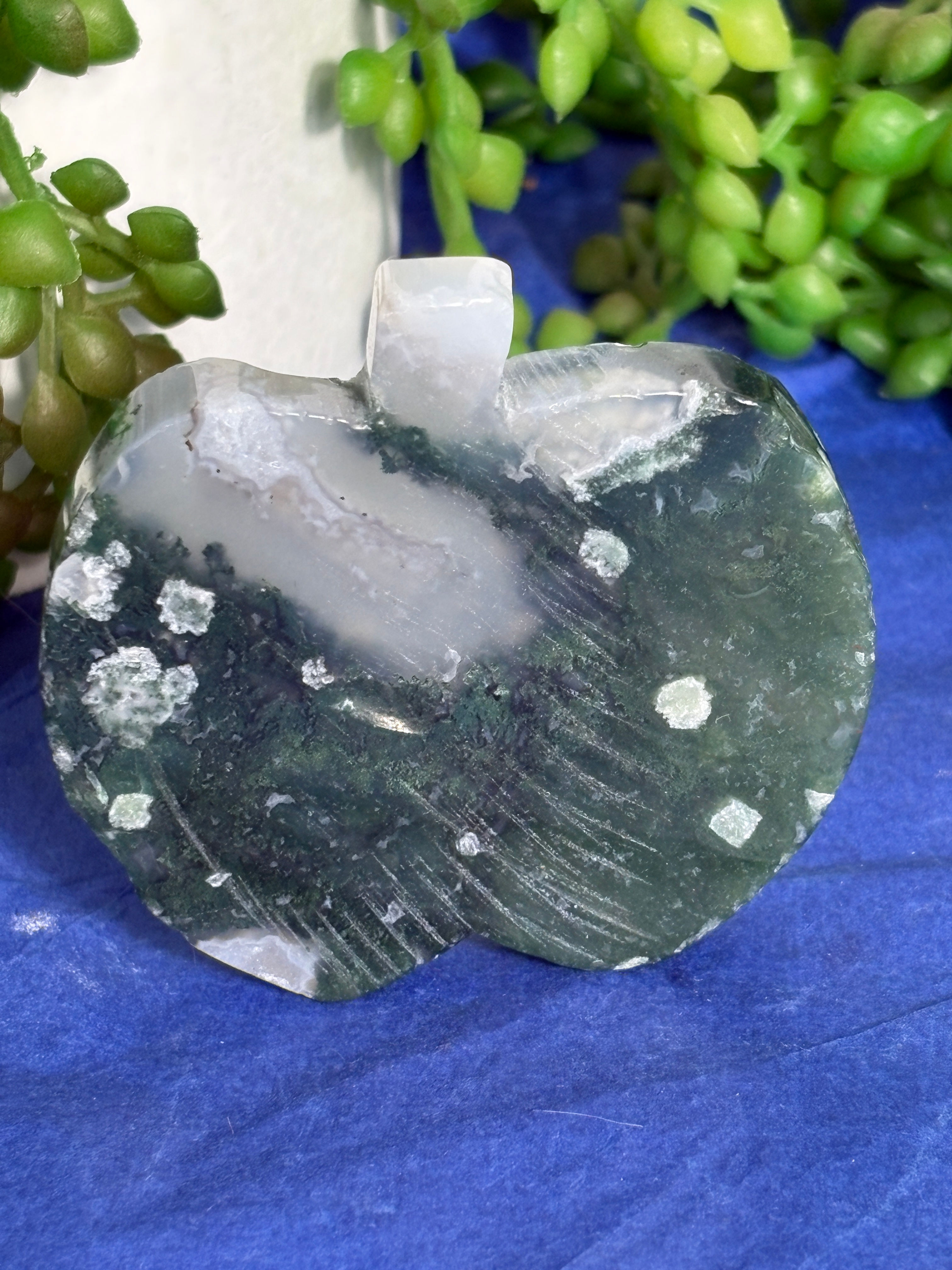 Moss Agate Apple