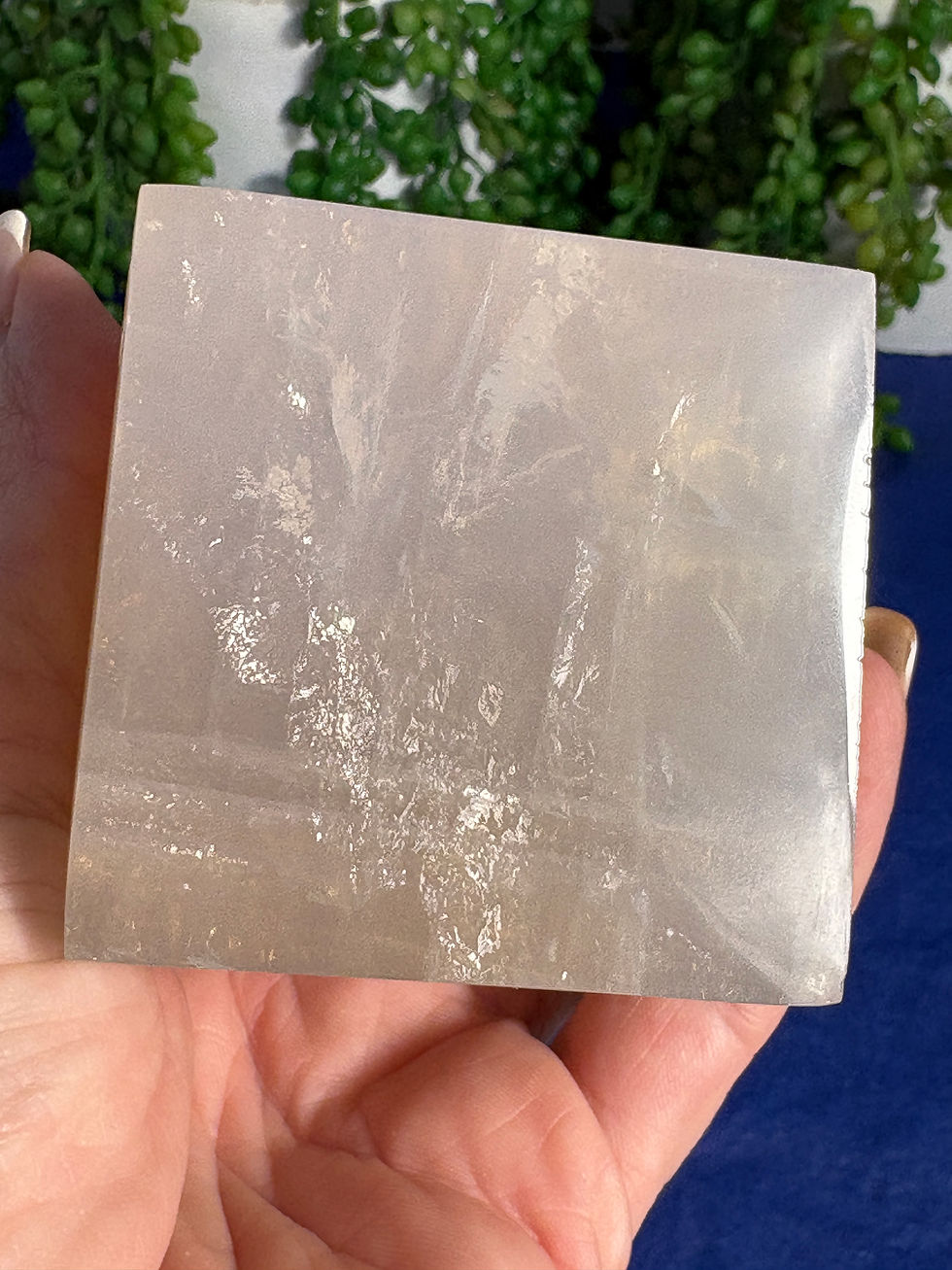 Thumbnail: Blue Rose Quartz Infinity Cube