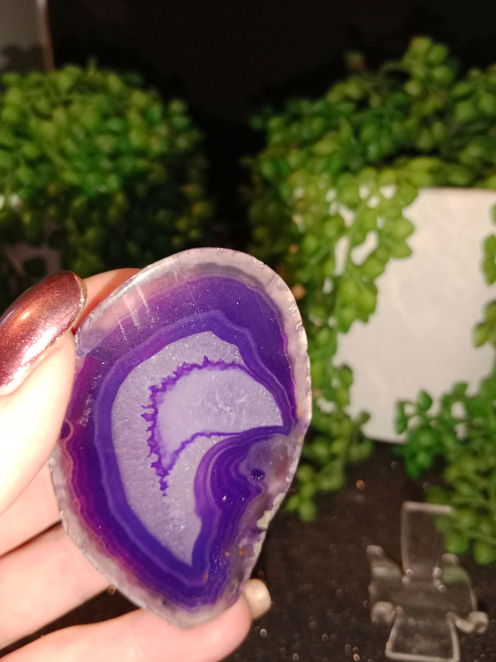 Thumbnail: Purple Agate Slice