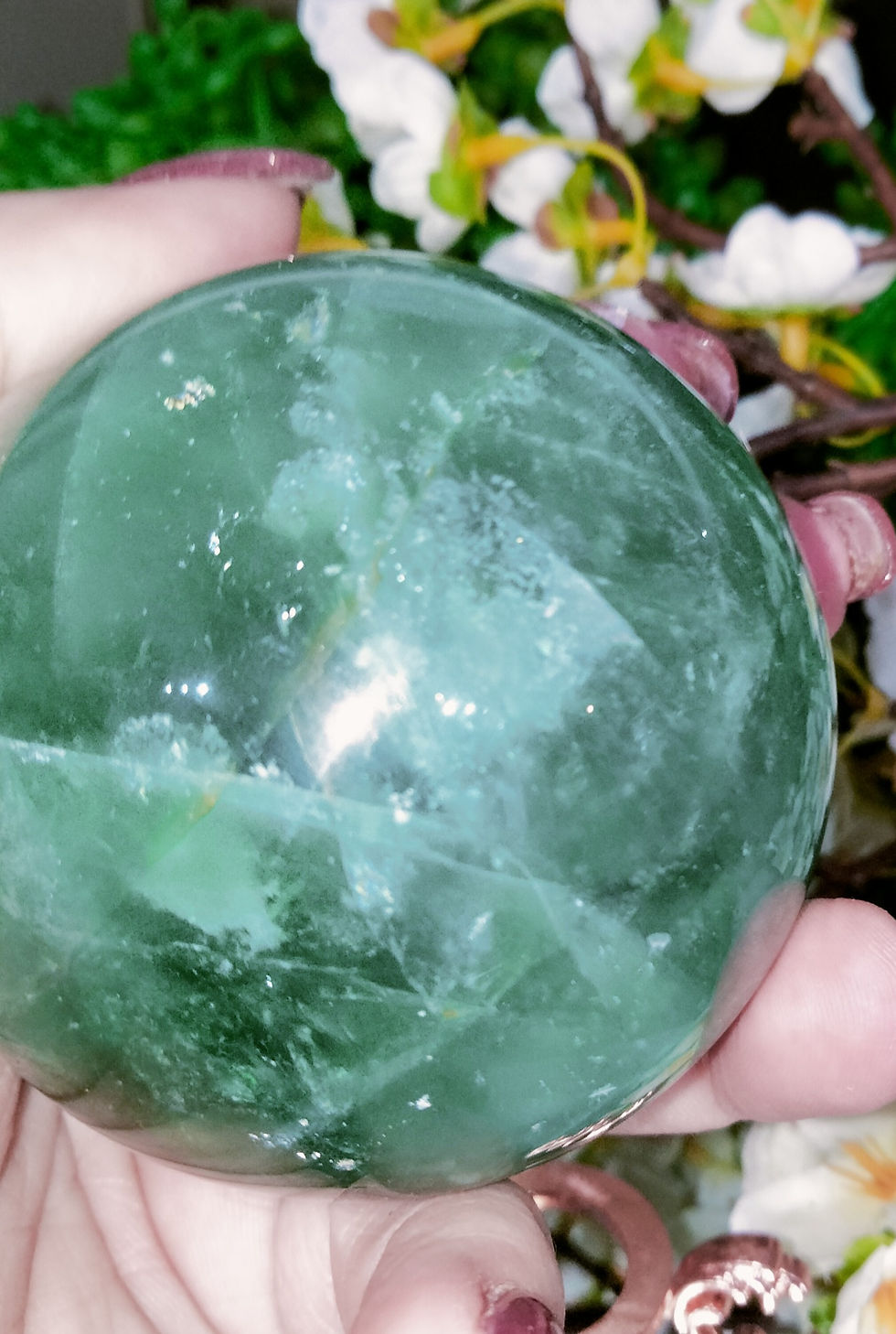 Thumbnail: Green Fluorite Sphere
