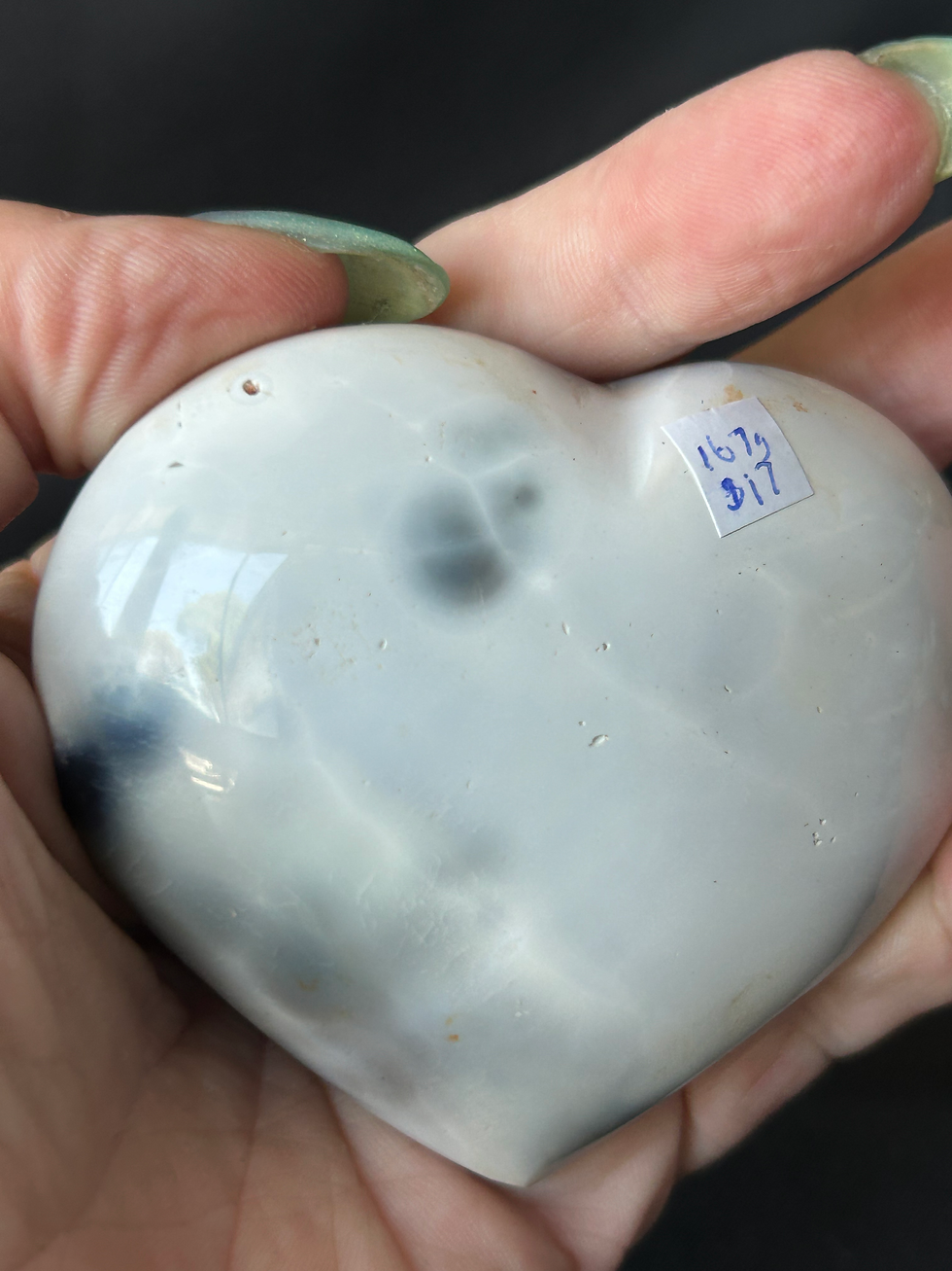 Thumbnail: Orca Agate Heart