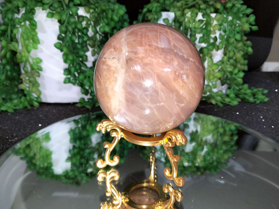 Thumbnail: Peach Moonstone Sphere