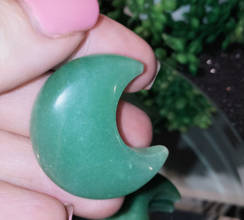 Thumbnail: Green Adventurine  Moon