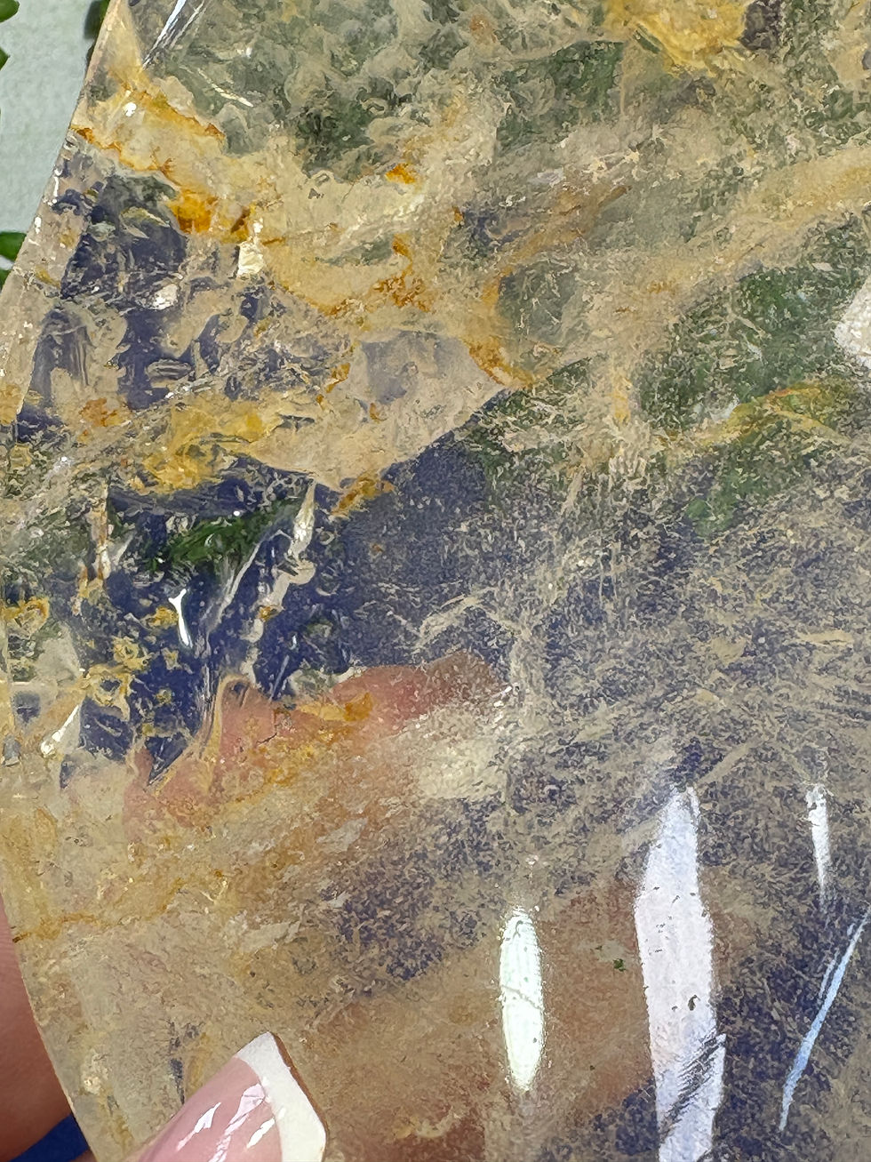 Thumbnail: Clear Quartz with Golden Healer Bowl