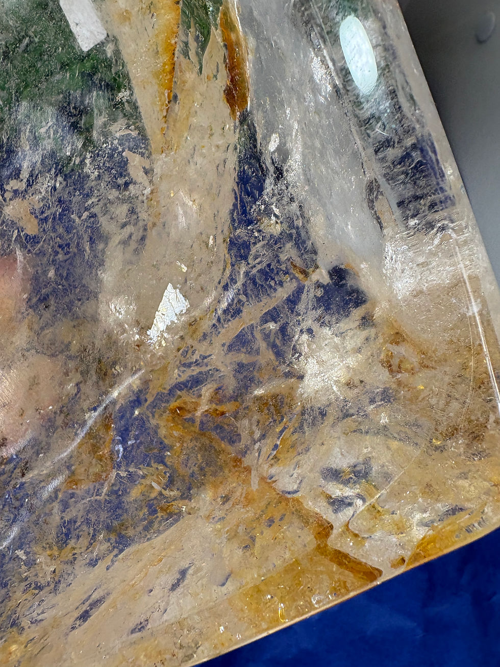 Thumbnail: Clear Quartz with Golden Healer Bowl