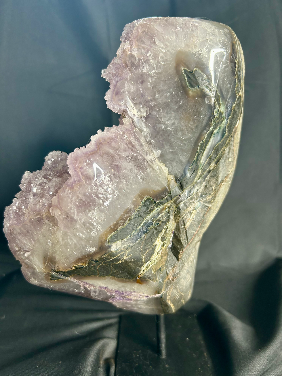 Thumbnail: Druzy Brazillian Rainbow Amethyst on stand