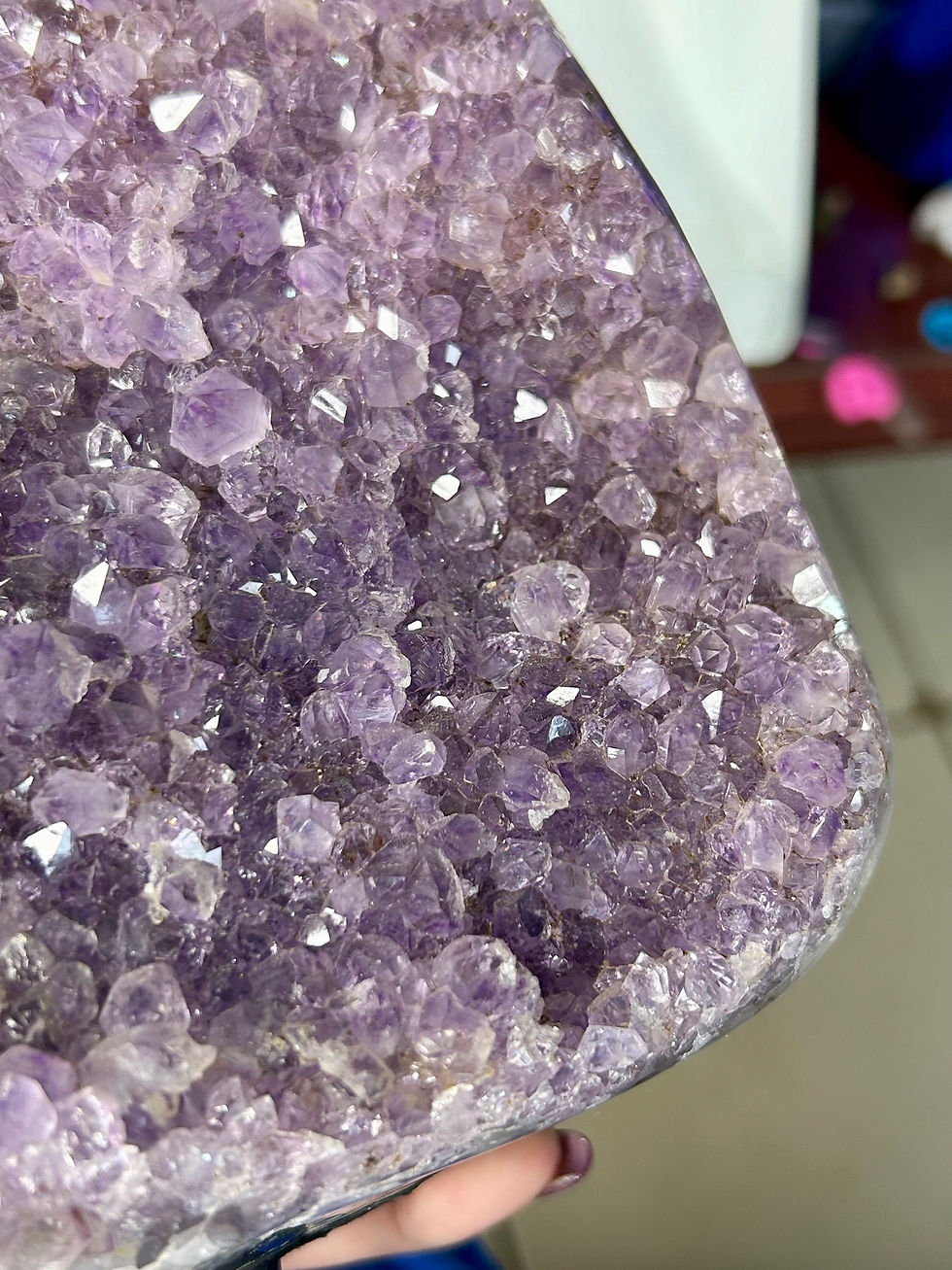 Thumbnail: Amethyst Free Form on custom stand
